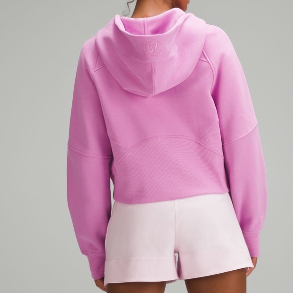 NWT Lululemon Scuba Oversized Half Zip Hoodie Dahlia Mauve Size XS/S - Picture 9 of 12